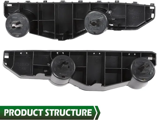 Vista 3 de GRAND ORANGE Soportes de parachoques delantero compatibles con Nissan Sentra Sedan 2013-2015 NI1033107 NI1032107 lado izquierdo y derecho 1 par
