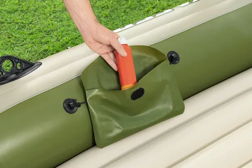 Vista 4 de Bestway Hydro-Force - Juego de balsa inflable para niños y adultos, ideal para estanques, lagos, ríos