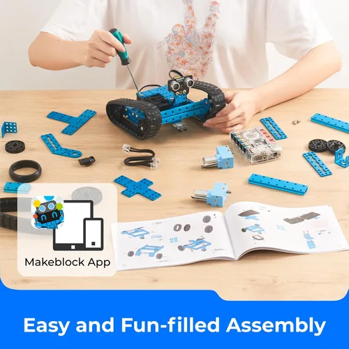 Vista 10 de Set de robot educativo transformable mBot Ranger STEM de Makeblock, de bricolaje, kit de robot 3 en 1, Arduino, aprendizaje de código Scratch 2.0