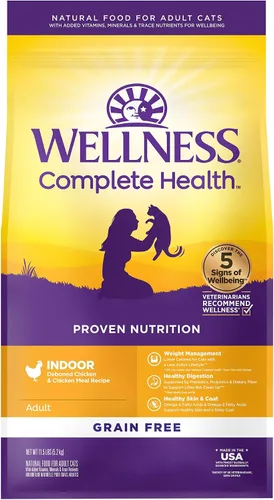 Vista 11 de Wellness, Comida Completa para Gatos, Saludable, Natural, Libre de Granos, Seca.