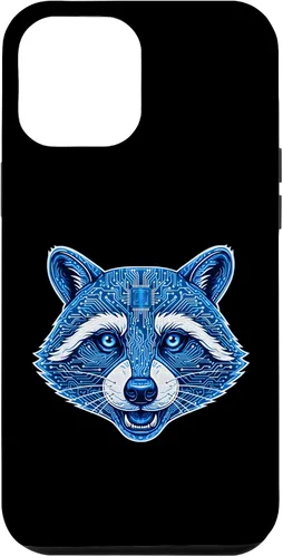 Vista 26 de Raccoon Electronic Computer Circuit CPU Art Case for iPhone 17