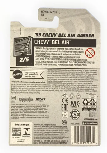Vista 2 de Hot Wheels 2022 - Chevy Bel Air Gasser '55 - Morado - 2/5 - 43/250