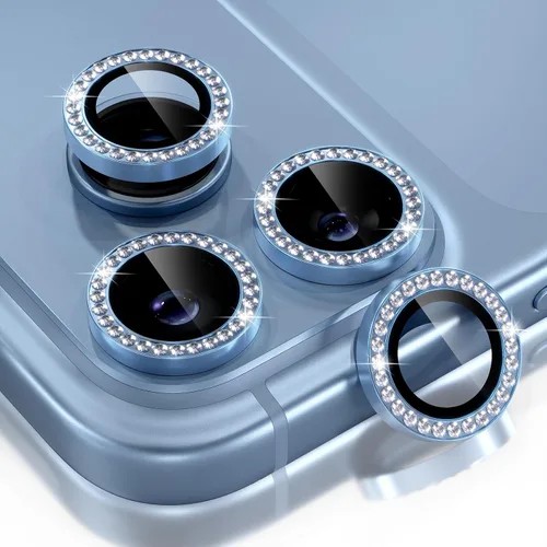 Vista 114 de Choiche Compatible para iPhone 16 Pro/iPhone 16 Pro Max Protector de Lente de Cámara, Vidrio Templado 9H Protector de Pantalla de Cubierta de Cámara