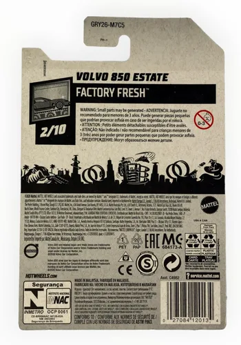Vista 2 de DieCast Hotwheels Volvos 850 Estate - Factory Fresh 2/10 [Rojo] 43/250 ()