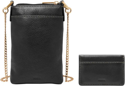 Vista 2 de Fossil Bolso bandolera Harper de cuero ecológico con solapa grande para mujer