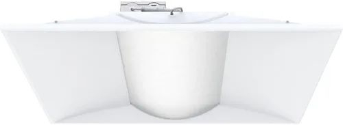 Vista 5 de Lithonia Lighting Luz LED Troffer de 2x2, Luminaria de Techo LED Empotrable Stack Switch, Lúmenes Ajustables, Temperatura de Color Conmutable