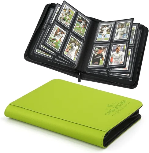 Vista 18 de Carpeta Toploader CARDBINDER, Estuches Duros Toploader, Fundas de 4 Bolsillos para hasta 128 Tarjetas. Carpeta de Tarjetas Toploader con Fundas