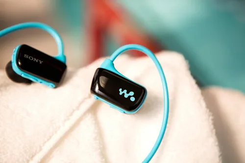 Vista 3 de Sony Walkman NWZW273 Reproductor MP3 deportivo impermeable de 4 GB (azul) (Descontinuado por el fabricante)