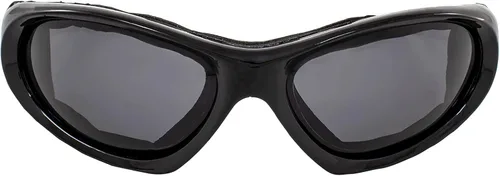 Vista 5 de Hurricane Eyewear 2 pares de gafas de sol de esquí acuático y acuático de categoría 5 para gafas híbridas marcos negros con espejo azul y lentes