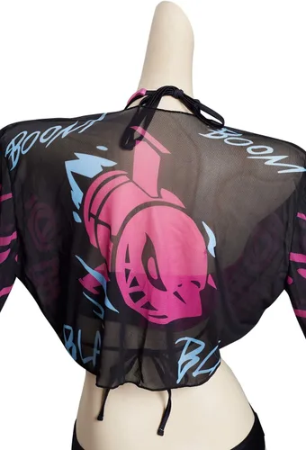 Vista 8 de Nasfotim Traje de baño de anime para mujer, traje de baño para cosplay