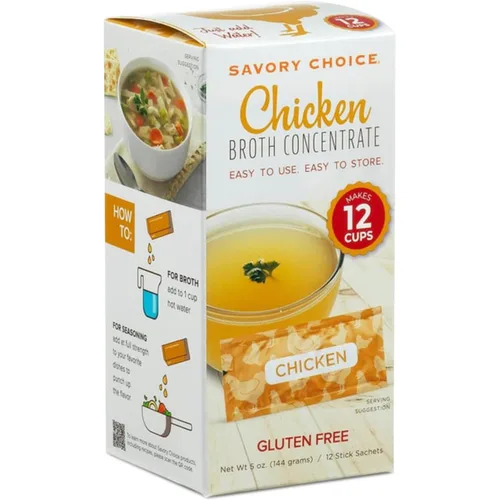 Vista 6 de Savory Choice Concentrado para caldo de pollo, Caja de 5.1 oz