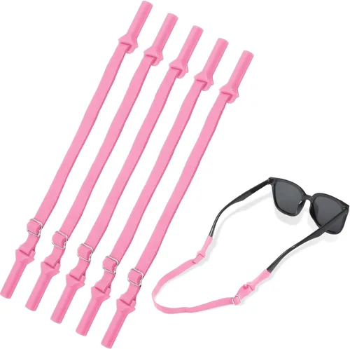 Vista 2 de 5 correas ajustables para gafas, correas de vidrio sin cola, correa de soporte deportivo para gafas y lentes de sol