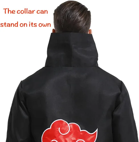 Vista 4 de XSKJY Capa de anime unisex para cosplay, Halloween, cosplay, uniforme de capas largas