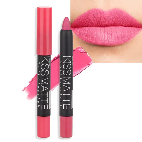 Vista 9 de BINGBRUSH Lápiz labial mate de larga duración, tinte de delineador de 01