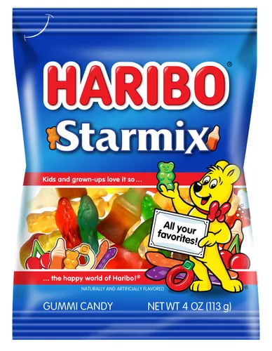 Vista 2 de Haribo Gummi Candy, Starmix, 5 oz