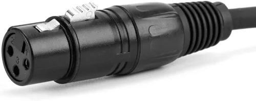Vista 8 de MFL. Cable DMX flexible de 6.6 pies, señal de 3 pines, XLR macho a hembra, cable para iluminación de escenario, luces de DJ, impedancia de 110