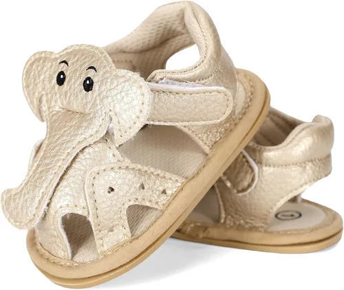 Vista 4 de Zapatos de flores de verano para bebés y niñas, sandalias para primeros pasos