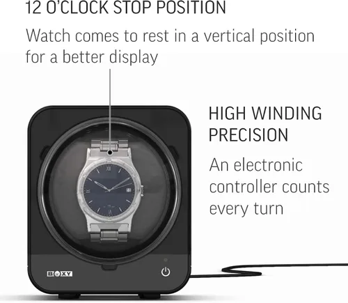 Vista 2 de Rebobinador de reloj para relojes automáticos en posición vertical (con adaptador de CA)