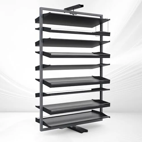 Vista 26 de 360-Degree Rotating Shoe Organizer Cabinet, Stylish Hidden Storage Solution for Entryway & Living Room, Space-Saving Design, 72x67.2cm/28.3x26.5in