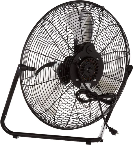 Vista 8 de B-Air Firtana 20" Ventilador eléctrico de piso de alta velocidad para garaje, uso industrial y doméstico con 3 velocidades y cabezal de ventilador
