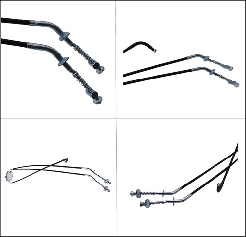 Vista 5 de WFLNHB Reemplazo del conjunto del cable del freno delantero para Yamaha Moto 4 YFM200 YFM225 YFM250 YFM350 1985-1995