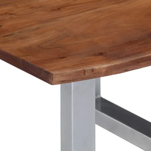 Vista 5 de Mesa auxiliar, mesa de centro de granja con armarios de almacenamiento, mesa de centro única adecuada para sala de estar, oficina, balcón con bordes