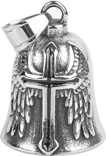 Vista 8 de Motorcycle Bell for Luck, Drive Safe Cycling Bells For Bikers Riders