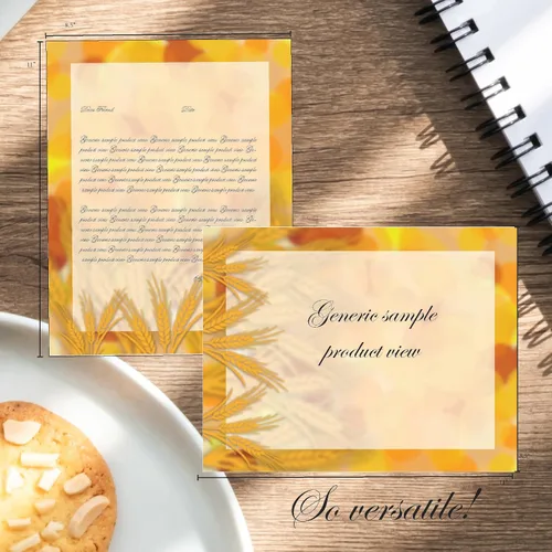 Vista 5 de Amber Waves - Papel para impresora láser y inyección de tinta, 25