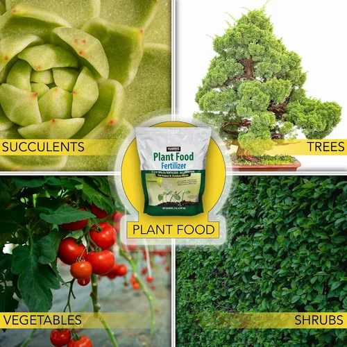 Vista 4 de Harris Fertilizante alimenticio prémium para plantas, promueve el crecimiento vigoroso de plantas de interior y exterior, 2 libras