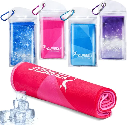 Vista 13 de Toalla refrigerante Syourself para un alivio instantáneo: toalla refrescante de 40 pulgadas x 12 pulgadas para jugar bolos o hacer ejercicio o yoga