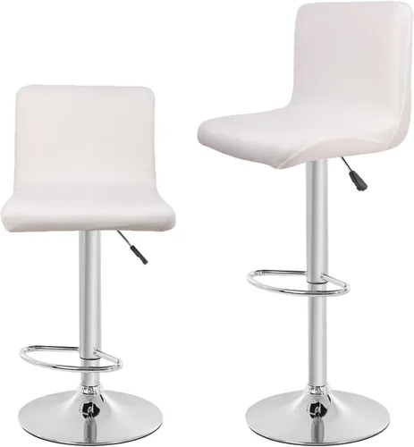 Vista 22 de Fundas para asiento de bar de terciopelo, fundas cuadradas para taburete de bar, fundas para silla de altura de mostrador (2, burdeos)