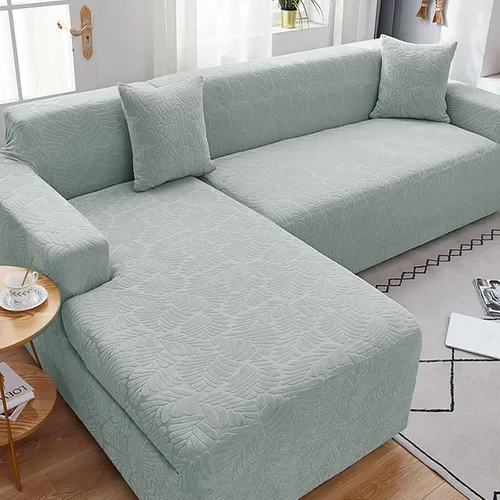 Vista 9 de Fundas elásticas para sofá modular, funda de sofá jacquard en forma de L, gruesa y antideslizante, protector de muebles, funda de sofá adecuada