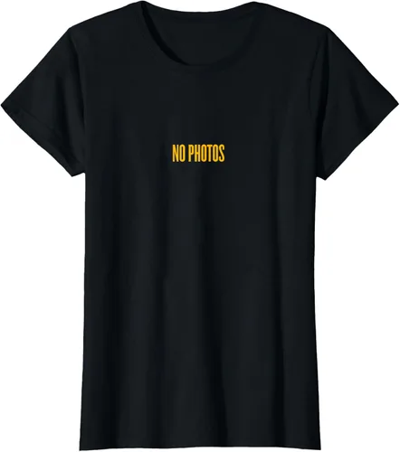 Vista 8 de Justin Bieber Camiseta Purpose Tour Gold No Photos, Negro, S