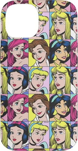 Vista 4 de Funda para iPhone 16 Disney Princesses Pop Art Princess Retratos