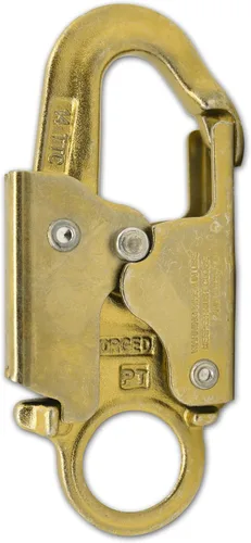 Vista 6 de KwikSafety - Charlotte, NC - Gancho de barras de refuerzo Bond N-3630 (doble bloqueo) Conector de acero forjado tratado térmicamente PPE Hardware