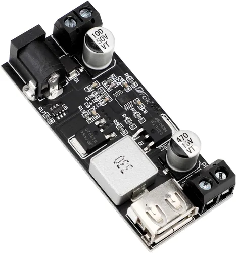 Vista 7 de DROK Convertidor Buck 12V a 5V, 5A USB Regulador de Voltaje DC 9V-36V Paso Abajo a DC 5V-5.3V 5.2V 3.5-6A Transformador de Voltaje Módulo de Fuente