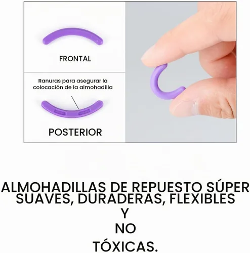 Vista 3 de Recambios de rizador de pestañas compatibles con Kevyn Aucoin, 24