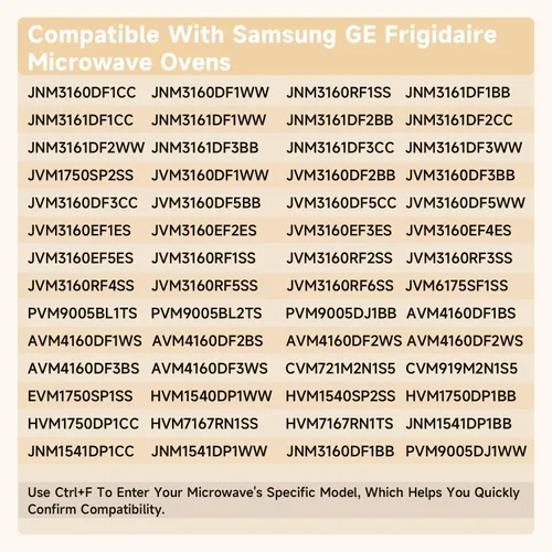 Vista 3 de Anillo giratorio de microondas Anillo de rueda de soporte de rodillo de 8.5 pulgadas compatible con Samsung GE Frigidaire Reemplazar#: WB06X10625