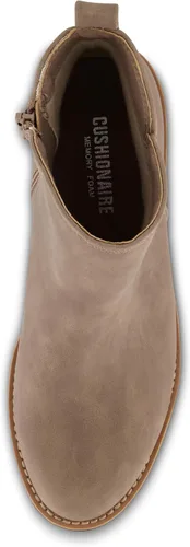 Vista 5 de CUSHIONAIRE Botas de cuña Ilena para mujer + espuma viscoelástica, anchos disponibles, Negro