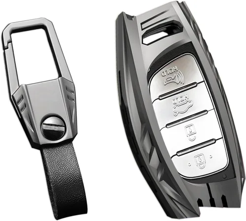 Vista 80 de Funda para Llavero Audi, Llavero, Protección de Aleación de Zinc Funda para Llave de Automóvil para A3 A4 A5 A6 Q7 Q5 TTS SQ5 R8 RS4 RS5 S5