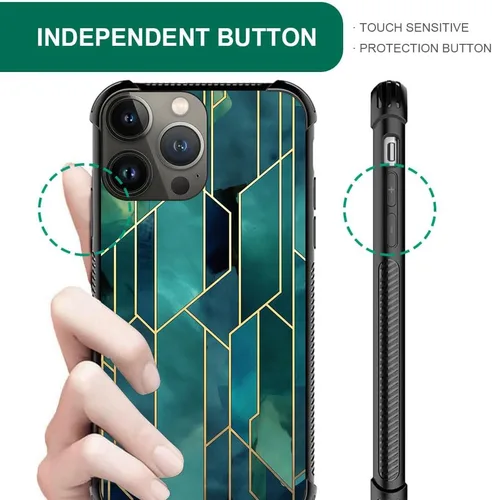 Vista 266 de Funda compatible con iPhone 15, diseño de elefantes africanos, diseño increíble a prueba de golpes, antiarañazos, carcasa trasera de policarbonato