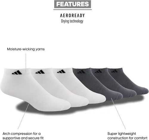 Vista 3 de adidas Superlite Xl 6-pack de corte bajo para hombre