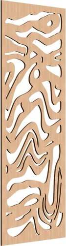 Vista 72 de 9 3/8"W x 24 3/8"H x 1/4"T Northfield Decorativos Paneles de Pared de Madera Calado, Abedul