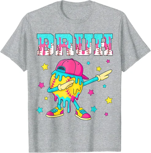 Vista 38 de Baseball Life Style 101 Apparel Youth Drip Baseball Boys Kid Camiseta