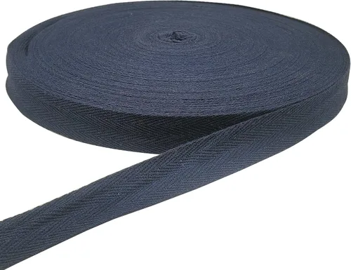 Vista 24 de Cinta de espiga de 50 yardas, cinta de algodón para coser (beige, 1 pulgada) Materiales respetuosos con el medio ambiente, suaves