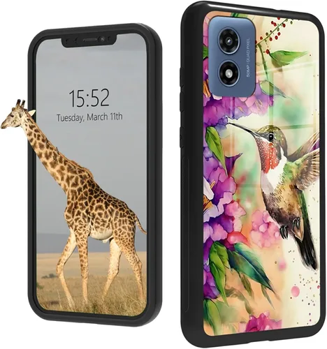 Vista 298 de Funda para Motorola Moto G Stylus 5G 2021 de vidrio templado, funda negra con diseño de mujer negra africana para mujeres y hombres, antiarañazos, a
