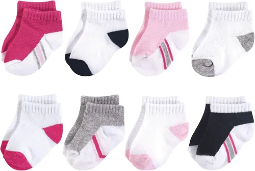 Vista 32 de Hudson Baby - Calcetines de algodón para bebés recién nacidos y Terry para niñas bebés