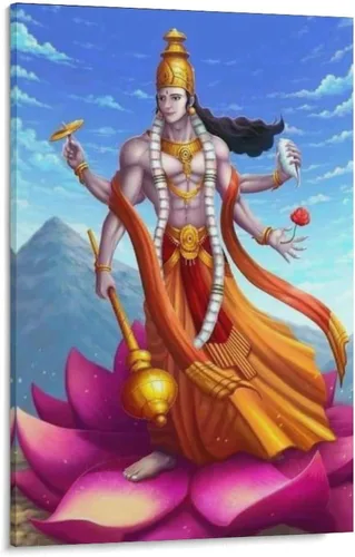 Vista 75 de Póster artístico con texto en inglés «Lord Shiva And His Family» («Lord Shiva And His Family») - Póster decorativo moderno para decorar la pared