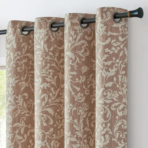 Vista 18 de jinchan Cortinas 80% opacas para dormitorio, cortinas con patrones geométricos para sala de estar, tratamientos de ventana para oscurecer