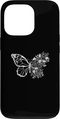 Vista 10 de Butterfly with Flowers Design Butterflies Flower Lover Case for iPhone 16